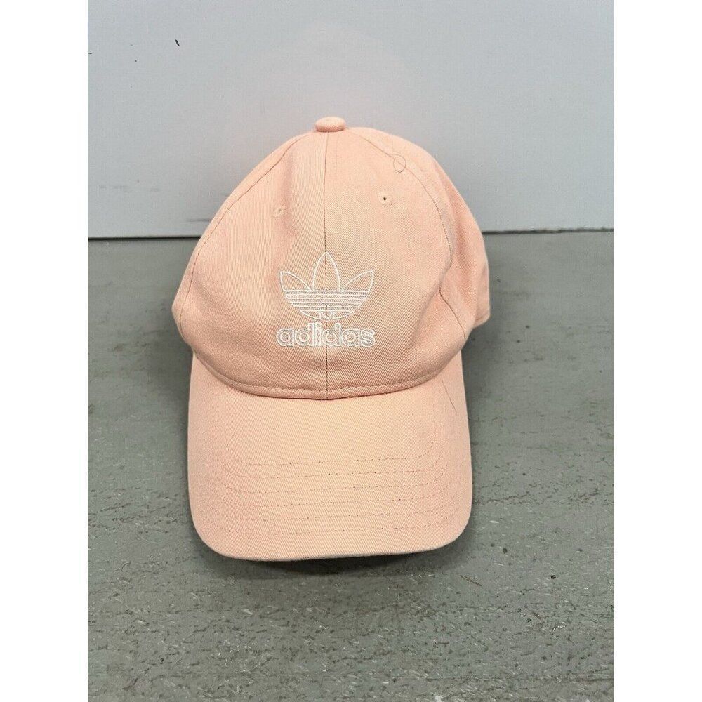 Adidas Originals Strapback Hat / Cap Color Pink Trefoil‎ Clear Logo Unisex